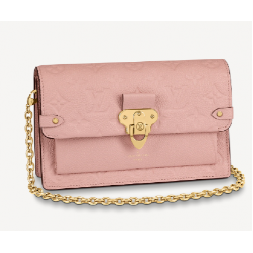 Louis vuitton VAVIN KETTINGPORTEFEUILLE M67841 Rose Poudre Roze
