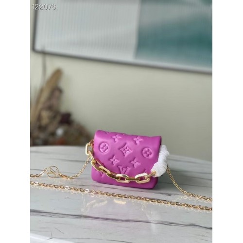 Louis vuitton PORTEFEUILLE OP RIEM BUBBLEGRAM M81125 Fuchsia