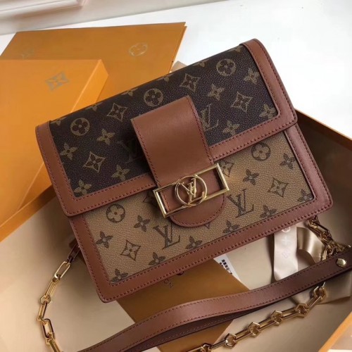 Louis vuitton monogram canvas Origineel leer 43599