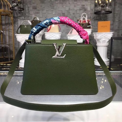 Louis vuitton origineel CAPUCINES PM M94587 groen