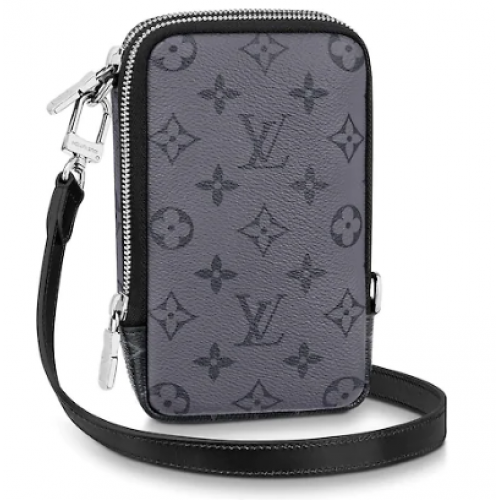 Louis vuitton origineel DUBBELE TELEFOON M69534 zwart