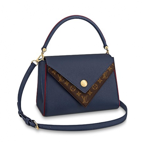 Louis vuitton origineel DUBBELE V M55022 blauw