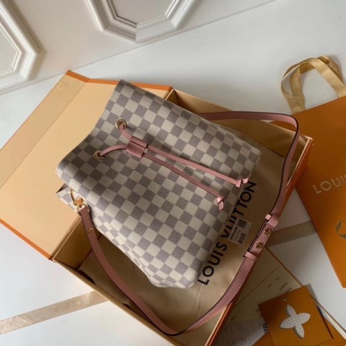 Louis vuitton origineel Damier Azur NEONOE N44022 roze