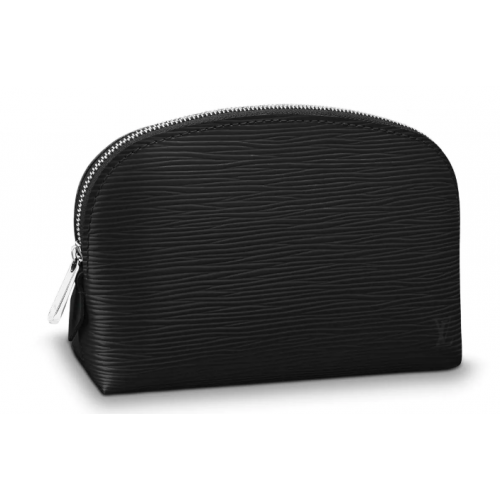 Louis vuitton originele Epi Leather COSMETIC POUCH PM M52030 zwart