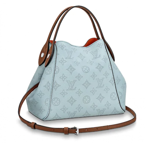Louis vuitton originele HINA PM M52975 BLEU HORIZON POMPOEN