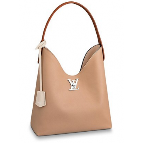 Louis vuitton origineel LOCKME HOBO M44330 Beige