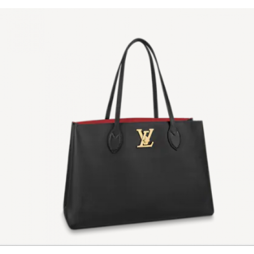Louis vuitton originele LOCKME SHOPPER M57345 zwart