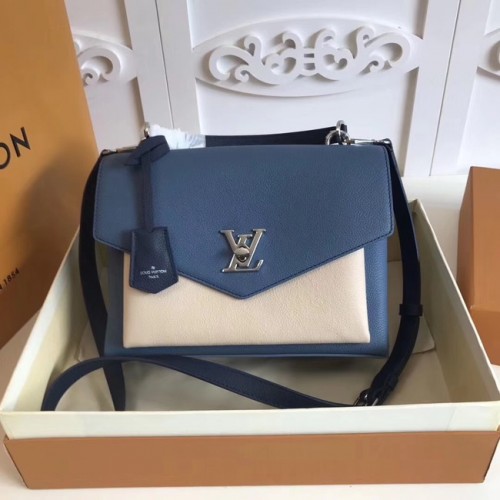 Louis vuitton originele MY LOCKME M54849 blauw&wit