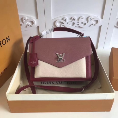 Louis vuitton originele MY LOCKME M54849 roze & wit