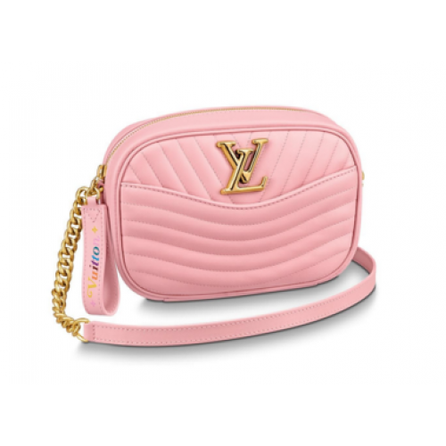 Louis Vuitton NEW WAVE cameratas M53682 roze