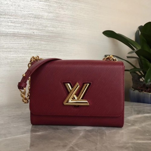 Louis vuitton originele TWIST MM M53597 Bordeaux