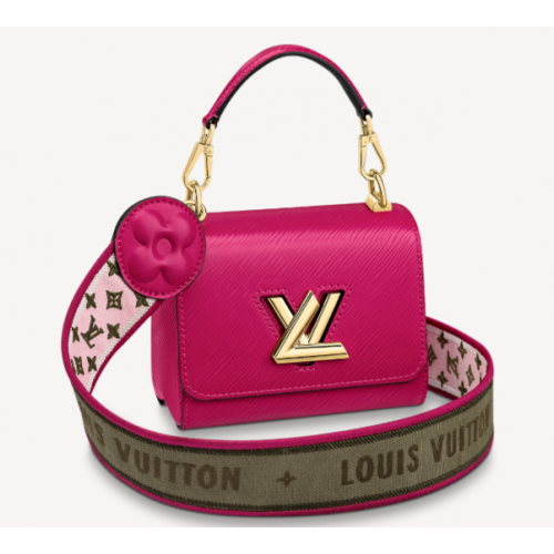 Louis vuitton originele TWIST MM M57050 Agathe Rose Pink