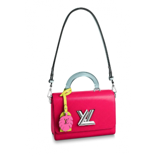 Louis vuitton originele TWIST Medium draagtas M56132 Roze