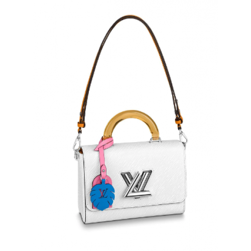 Louis vuitton originele TWIST Medium draagtas M56132 wit
