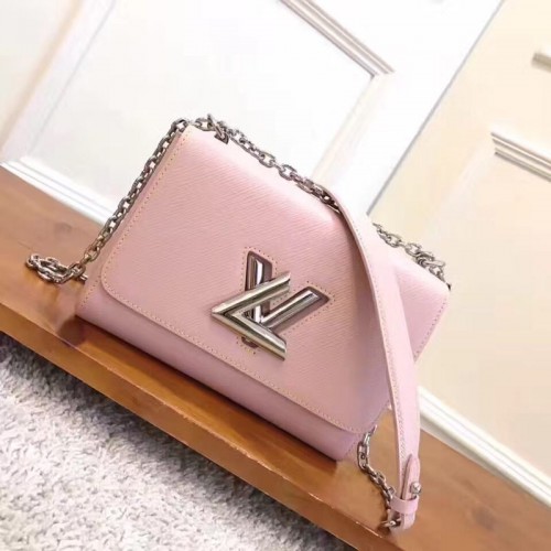Louis vuitton origineel epi leer TWIST MM M50332 roze