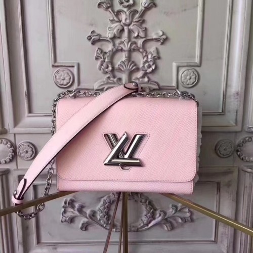 Louis vuitton origineel epi leer TWIST MM M50332 roze