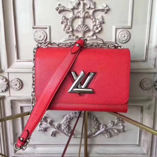 Louis vuitton origineel epileer TWIST MM M50332 rood