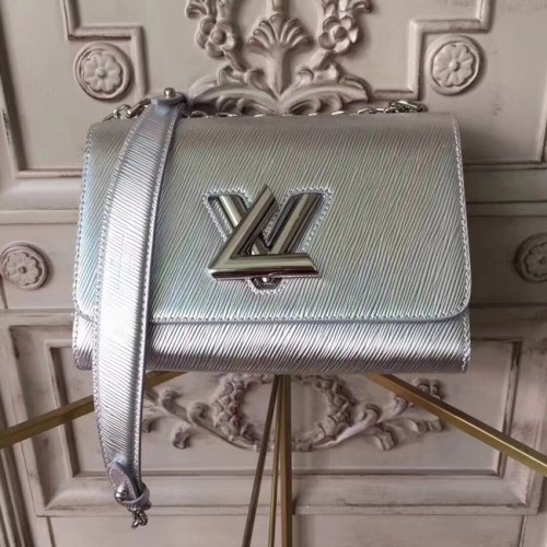 Louis vuitton origineel epileer TWIST MM M50332 zilver