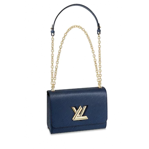 Louis vuitton origineel epi leer TWIST MM M52870 blauw