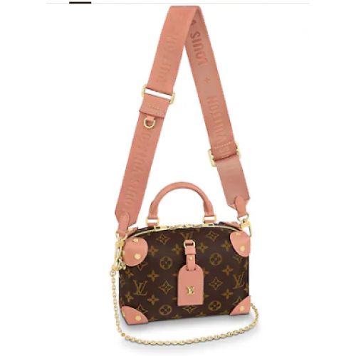 Louis vuitton origineel leer PETITE MALLE SOUPLE M45531 Perzik