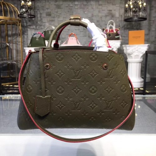 Louis vuitton originele monogram print MONTAIGNE PM M43660 groen