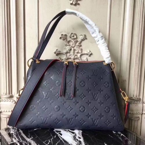 Louis vuitton originele monogram print PONTHIEU PM M43721 marineblauw