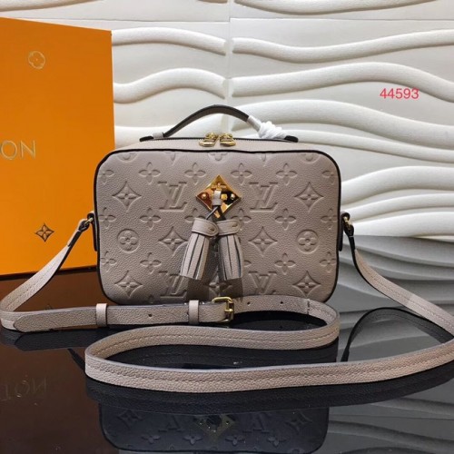 Louis vuitton originele monogram print SAINTONGE M44593 lichtgrijs
