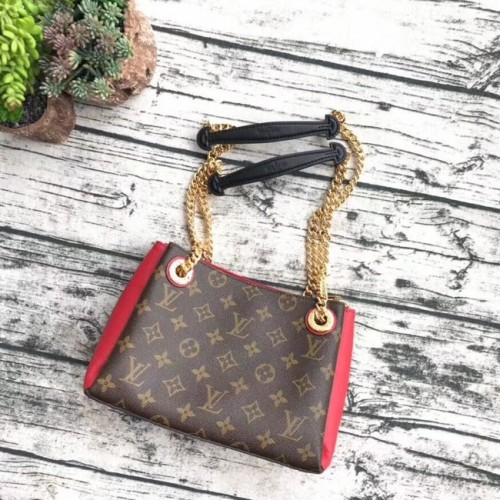 Louis vuitton origineel monogram canvas SURENE BB M43775 rood