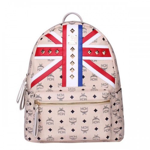 MCM Medium Flag of UK Rugzak MC5173 Beige