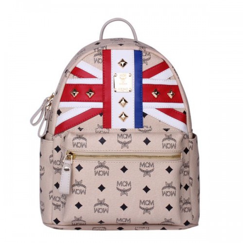 MCM Small Flag of UK Rugzak MC5173S Beige