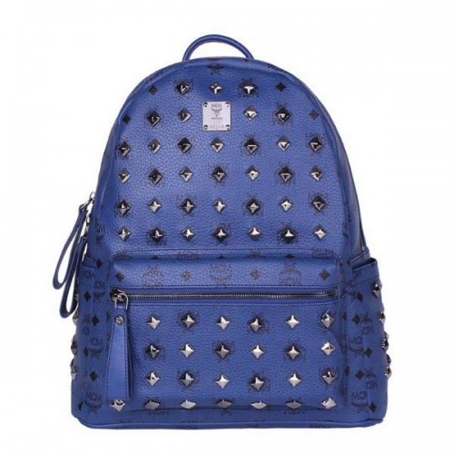 MCM Stark medium rugzak met studs MC2089 Royal