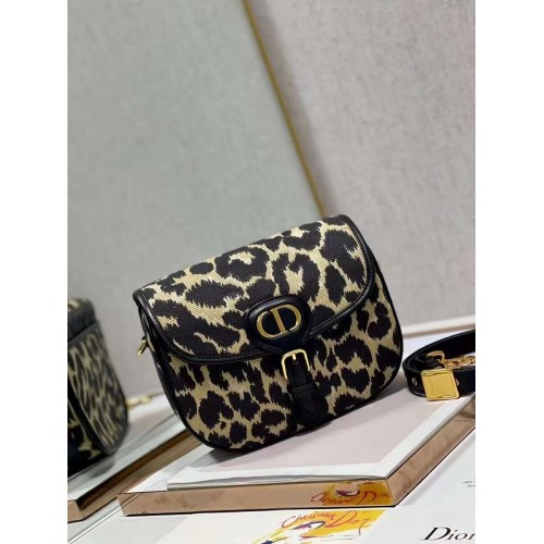 MEDIUM DIOR BOBBYTAS Beige meerkleurig Mizza-borduursel C9268E