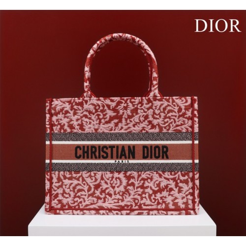 MEDIUM DIOR BOOK TOTE Geborduurd M1296ZRU-1