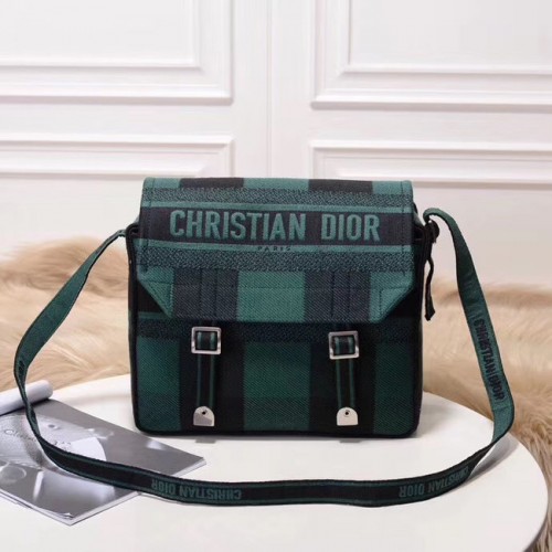 MESSENGER TAS DIOR OBLIQUE DIORCAMP M1291VRIS-2 Zwartachtig groen