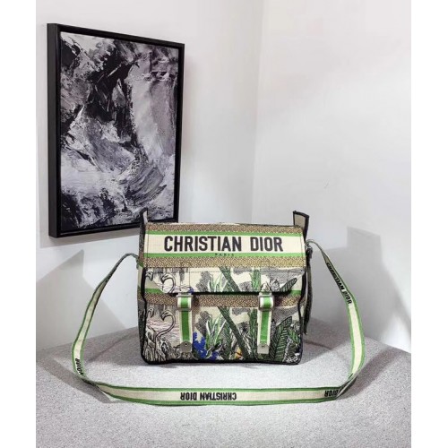 MESSENGER TAS DIOR OBLIQUE DIORCAMP M1291VRIS groen