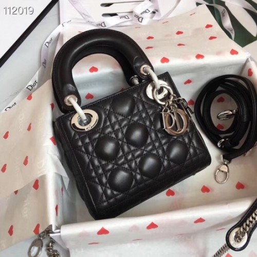 MINI DAME DIOR-TAS VAN LAMSLEER CAL44500 zwart