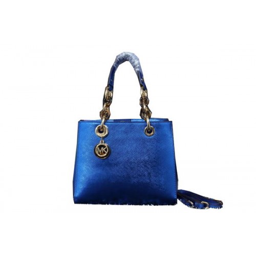 Michael Kors Jet Set Reistas Iriserend Leer MK9008 Blauw