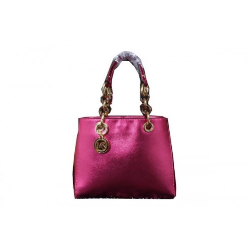Michael Kors Jet Set reistas iriserend leer MK9008 roze