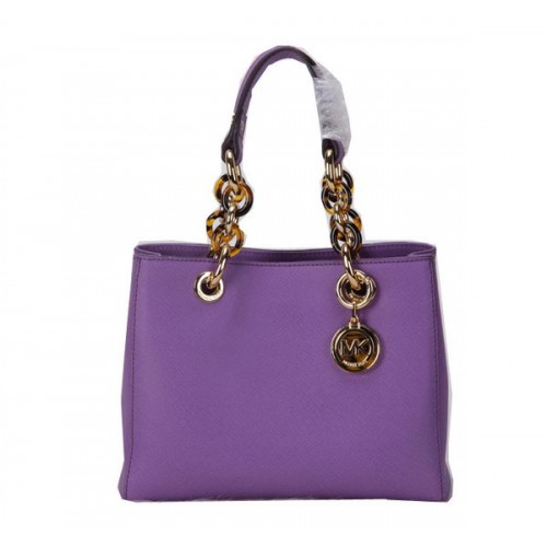 Michael Kors Jet Set Reistas Origineel Leer MK0619 Lavendel