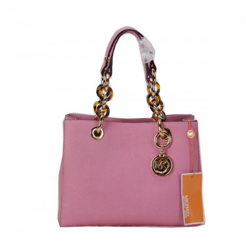 Michael Kors Jet Set Reistas Origineel Leer MK0619 Roze