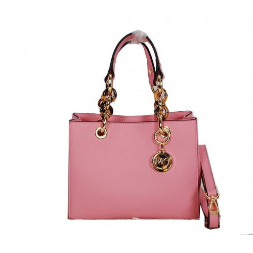 Michael Kors Jet Set Reistas Saffiano Leer MK0917 Roze