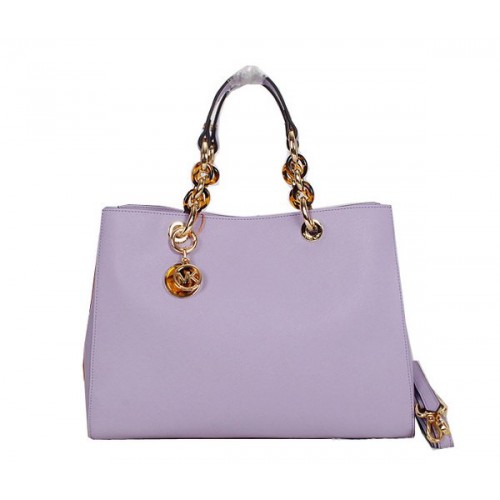 Michael Kors Jet Set Reistas Saffiano Leer MK8860 Lavendel