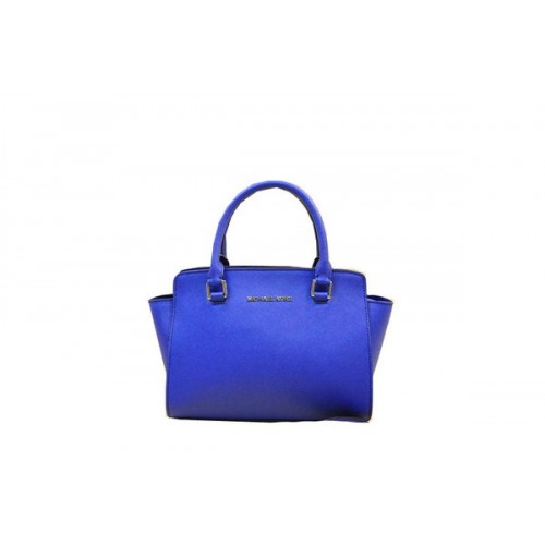 Michael Kors Medium Selma Top-Zip Schooltas Blauw