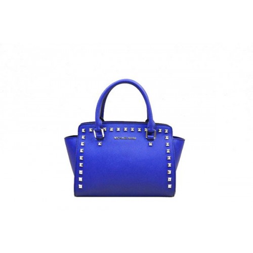 Michael Kors Medium Selma Top-Zip Schooltas Royal Blue