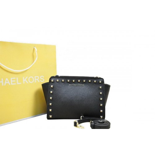 Michael Kors Mini Selma Messenger Bag MK1888 Zwart