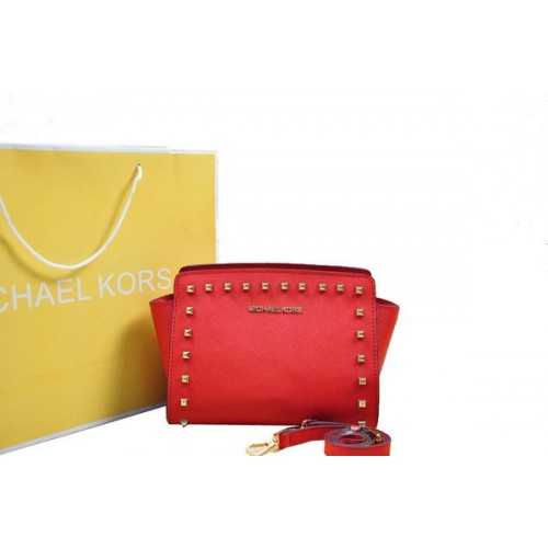 Michael Kors Mini Selma Messenger Bag MK1888 Rood