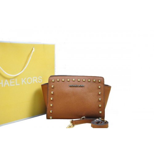 Michael Kors Mini Selma Messenger Bag MK1888 Tarwe