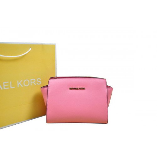 Michael Kors Mini Selma Messenger Bag Roze