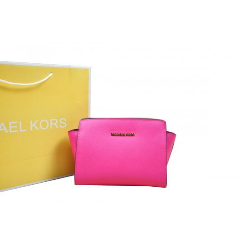 Michael Kors Mini Selma Messenger Bag Roze