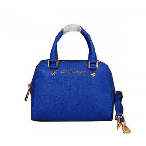 Michael Kors Original Saffiano Leather Top Handle Bag MK2603 Blauw